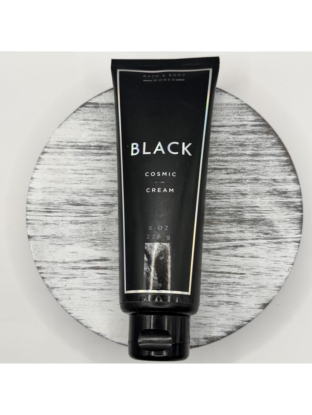 Bath & Body Works BLACK Cosmic Cream The Fragrance Experiment 8oz RETIRED NEW